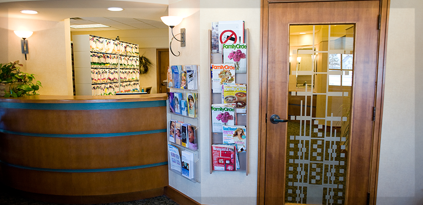 <strong>The Front Desk</strong> Mary and Laurie will greet you when you walk in the door and help you fill out any required forms.